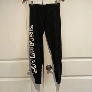 Victoria’s Secret Pink Black Sweatpants